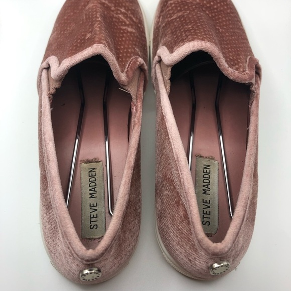Steve Madden pink perforated womens loafers size 9 - Picture 7 of 9